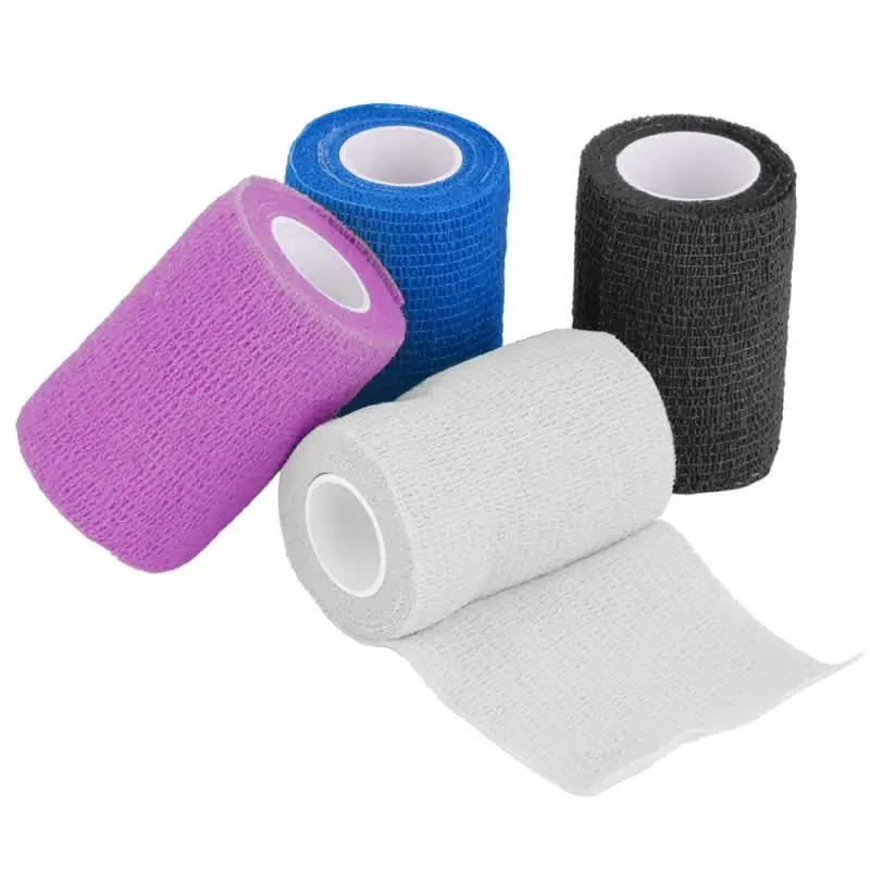 5 farieb samolepiaci elastický bandáž Elastoplast First Aid Sport Bandage Tape Multi-veľkosť pre kolenné prstové členkové palmové rameno