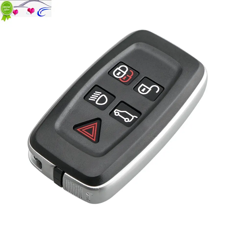 5 gombík diaľkového vozidla shell shell fob puzdro Keyless Entry pre Land Rover Discovery 4 Sport Freelander Evoque pre Range Rover