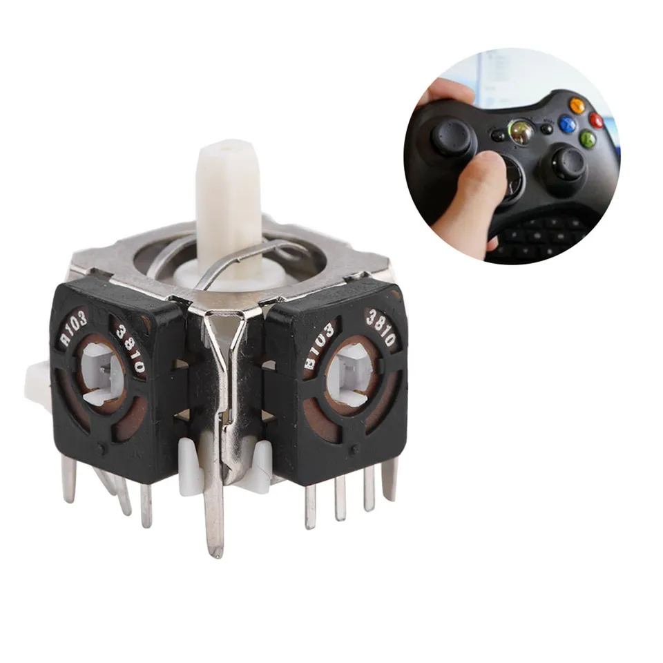 5 ks Analógová palica 3D Joystick Analog Stick 3D Joystick Výmena pre Xbox 360 Wireless Controller Analógová výmena palice