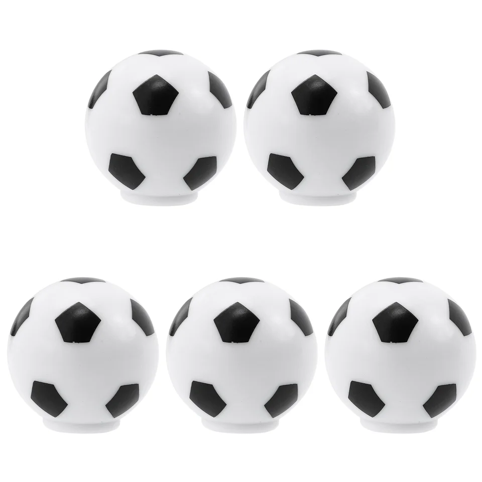 5 ks futbalové komody Knob Zásuvka Rukoväť Boy Room Room Decisk Deciser Zásuvka Knižba futbalová rukoväť baseball kuchynská skrinka rukoväte