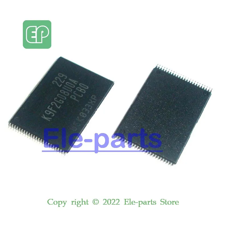 5 ks K9F2G08U0A-PCB0 TSOP-48 K9F2G08UOA-PCBO 256m x 8 bit, 2 GB NAND Flash Pamäť Chip IC
