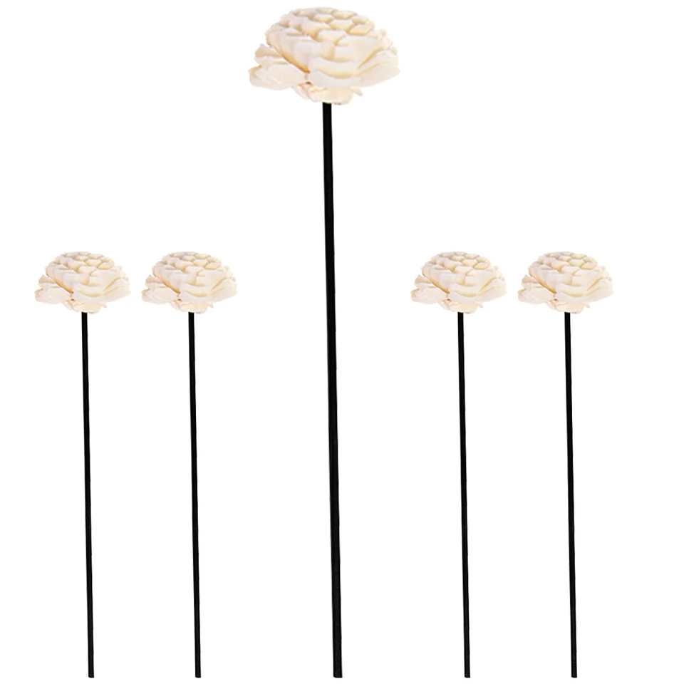5 ks malý zvlhčovač Rattan sušené kvety domáca vôňa Difúzovač aróma Sticks