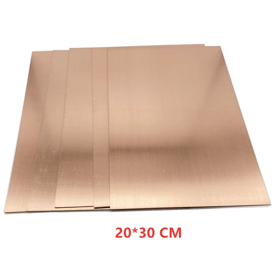 5 ks PF PCB 20*30 cm s jednou bočnou medenou doskou DIY DIY PCB súprava laminátovej dosky obvodu 20x30cm 200x300x1.5 mm