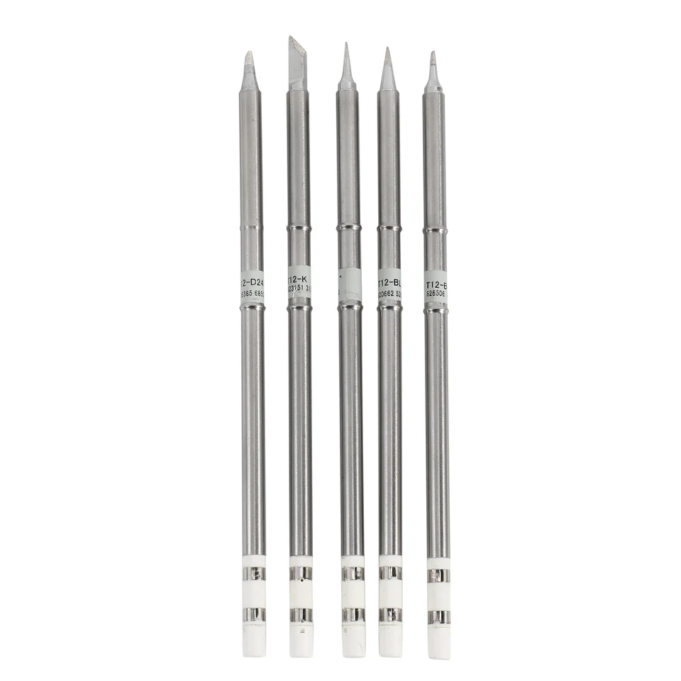 5 ks T12 Series Solder Iron Tips pre Hakko FX951 BAKON 950D SONDERSICKÁ STATION