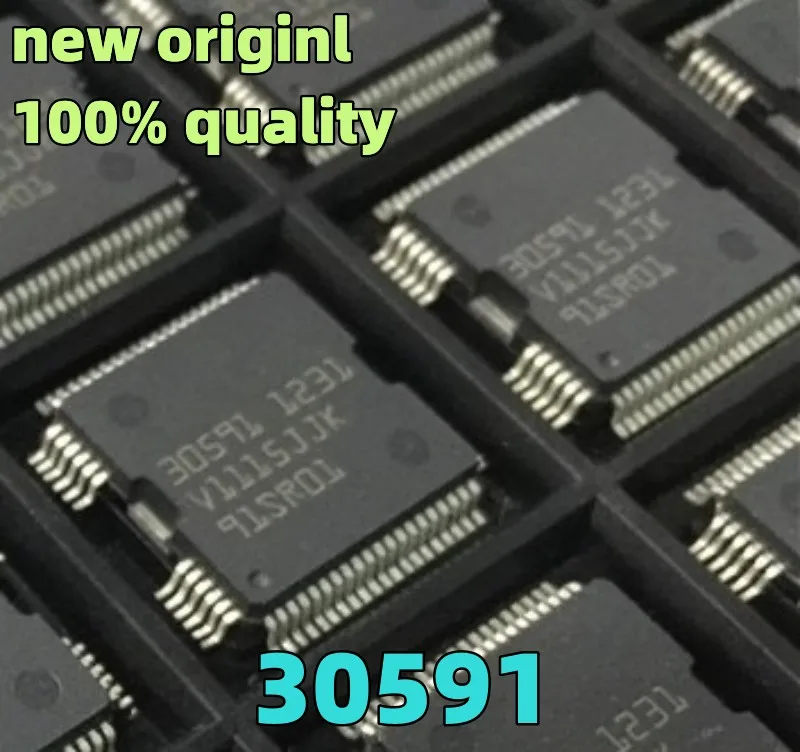 (5 kus) 100% NOVÝ 30591 HQFP64 30591 pre čipovú sadu dosky ECU BOSEL ECU Bosch