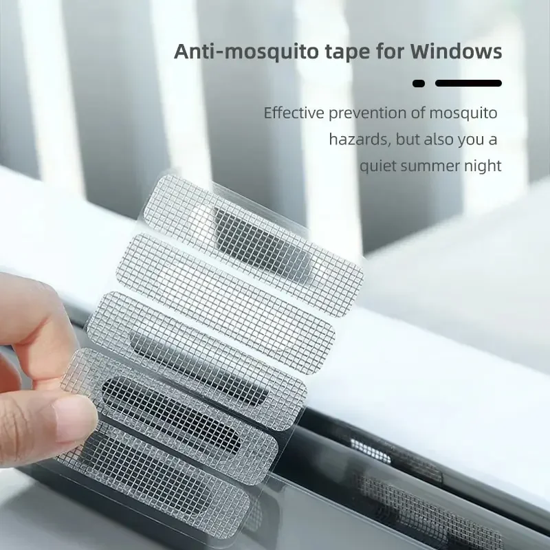 5-kusové okenné záplaty výfukových mriežok Vypúšťacia diera Anti-Mosquito Patch