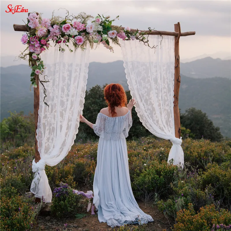 5 m/10 m číry krištáľ Organza Tulle Roll tkanina pre svadobnú dekoráciu DIY Oblúky stoličky Sashes Party