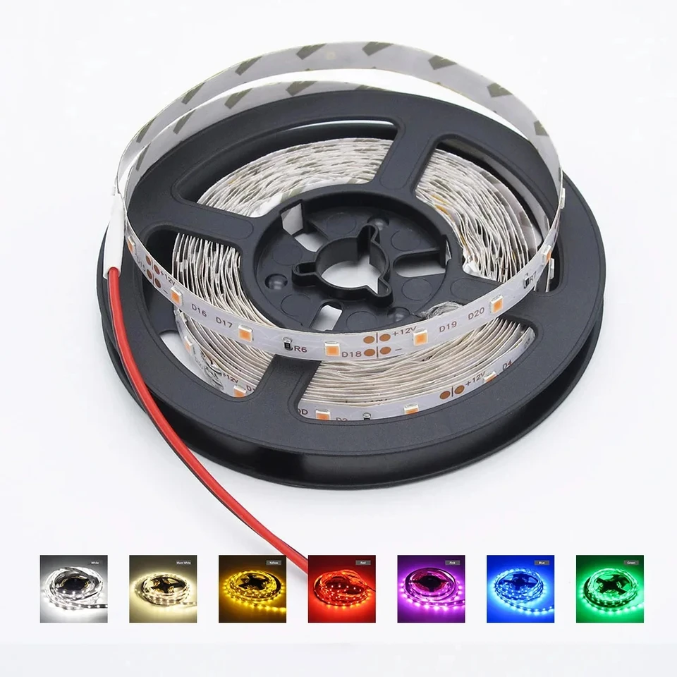 5 m/balenie LED pásma svetlo 5M SMD 2835 Jasnejšie ako 3528 5050 Flexibilné DC 12V 300LEDS HOME VIDARE PARTY PARTY