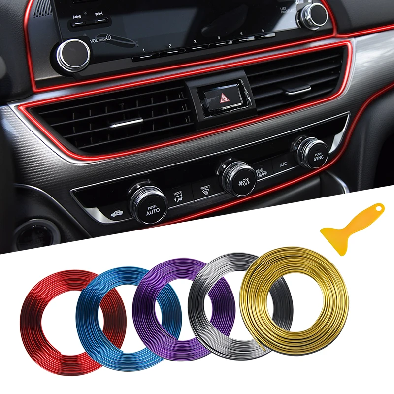 5 m univerzálne doplnky automobilov Vložte štýl štýlu interiéru Formercedes Benz Príslušenstvo Suzuki Swift Sport Taxi Recaro