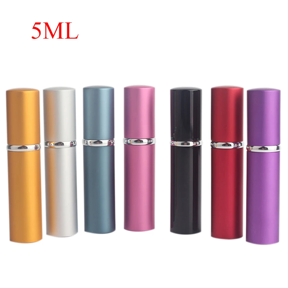 5 ml 10 ml prázdne doplňovateľné parfumové fľaša s prenosnou prenosnou mini cestovnou veľkosti kozmetických kontajnerov Parfumy Parfumy Spray Atomizer