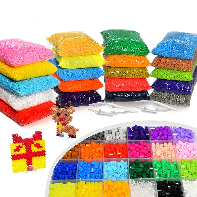 5 mm poistková korálky zvieracie detské hračky Kreatívne balenie Perler Hama korálky pixel Puzzley Kids Educational Iron Pegboard Mosaic Pattern