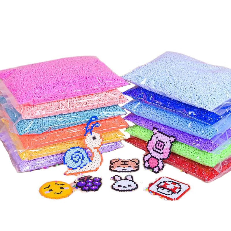 5 mm poistkové korálky 1 000 pcs 39Color pixel Art Art Beads for Kids Hama korálky DIY 3D Puzzle Vysoko kvalitné ručne vyrábané darčekové hračky