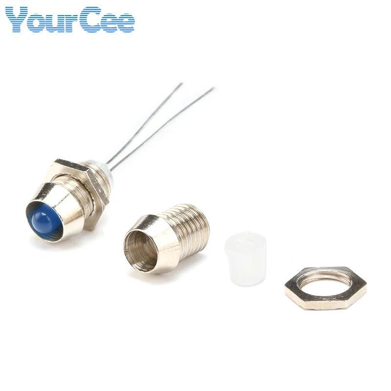 5 mmlových osvetlení základňa 3 mm 5 mm LED dióda držiak na klipový klipový rámček na držiak panela DIY svetlo emitujúca dióda
