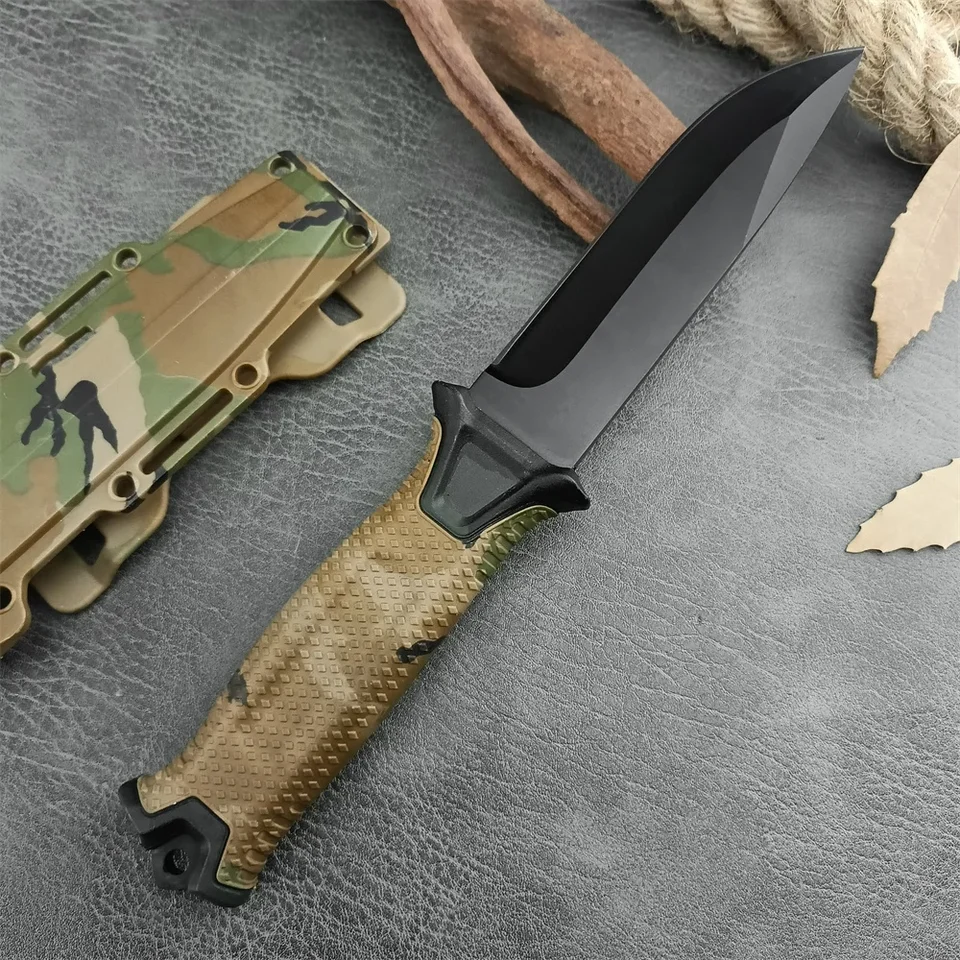 5 modelov GB 1500 Strongarm Fixte Blade Nôž 8cr13Mov Blade Full Tang Bushcrafting Outdoor Hunting Survival Nony pre mužov