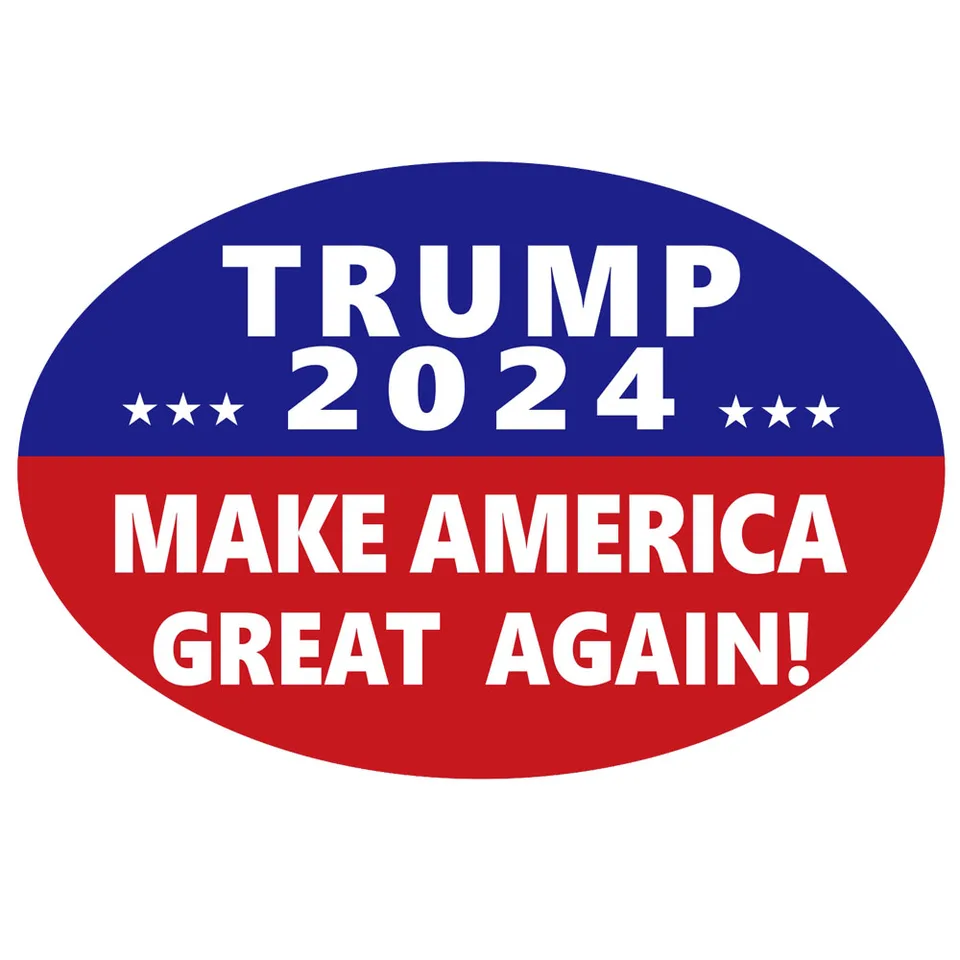 5 Pack Trump 2024 Nálepky automobilov, veľké listy Trump Letters Decal, urobte Ameriku opäť skvelú 2024 nálepky na nárazníky