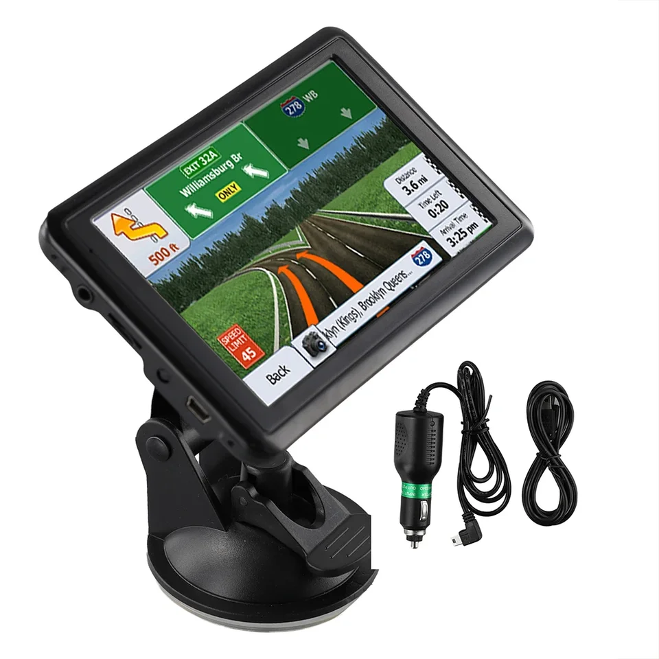 5 -palcový GPS Navigator Zariadenie 8 GB + 128 MB Navigácia nákladných automobilov pre Spojené kráľovstvo 1pc Normálne rozlíšenie dotykovej obrazovky Elektroni