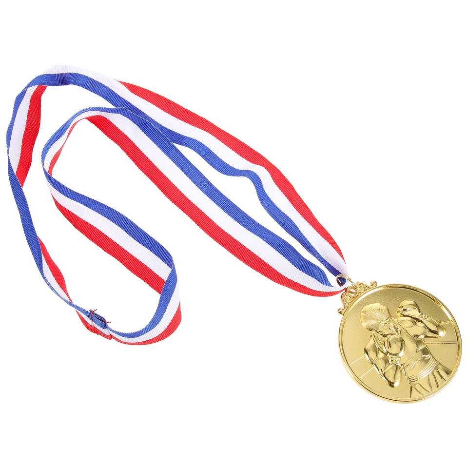 5 počítačov Boxing Match Medal Lightweight Medal Creative Competition Futbal Metal Nylon Race Awards Sports