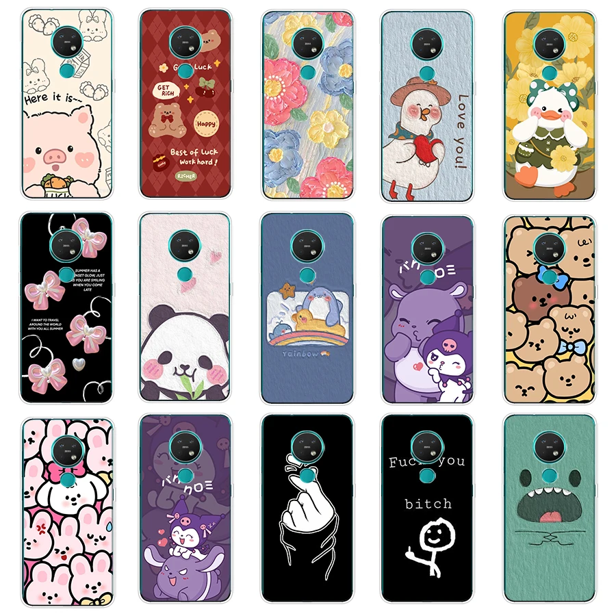 5 pre Nokia 5.4/7.2/Nokia 6/Nokia 7/Nokia 230 Puzdro TPU Soft Silicon Protectve Shell Cover Casing