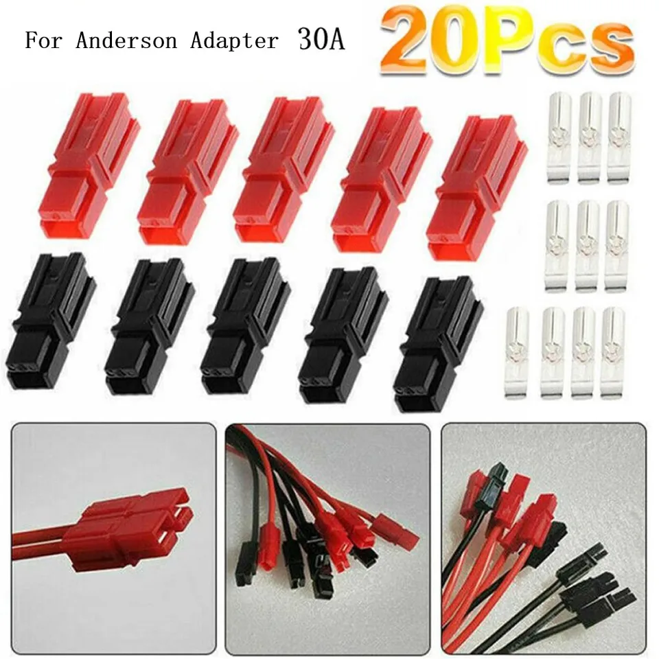 5 párov 30 AMP Power Pole Red Black Connectors for Anderson Style Prisp