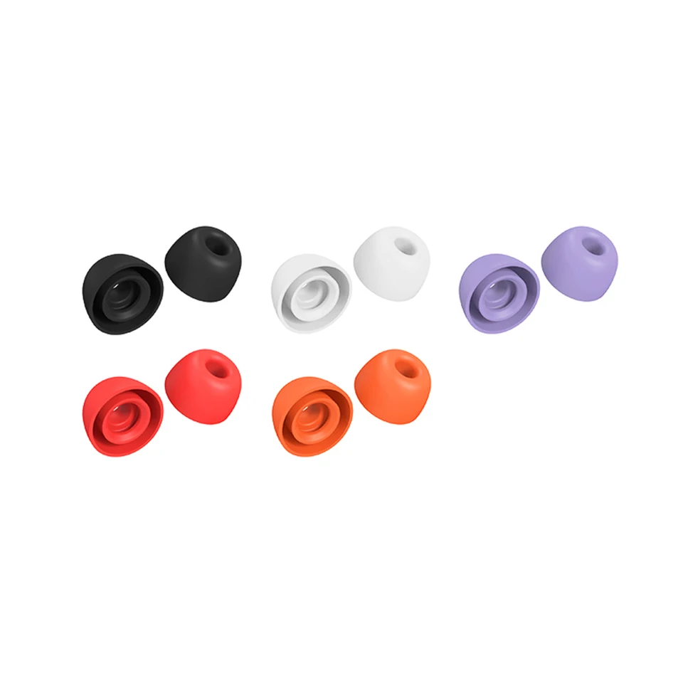 5 párov ušíkania pokrývajú kryt Silikónu uší proti šmyku. Pohodlná ochranná náhrada za Google Pixel Buds Pro