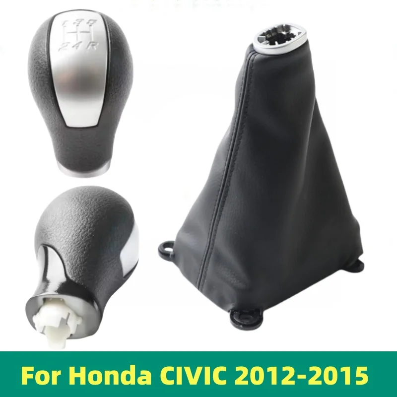 5 Rýchlosť pre Honda Civic 2012 2013 2014 2015 2015 Gear Shift Gomb Gaiter Boot Cover Case Case páka páčkovej páky pre radiace pero Styling Purchory
