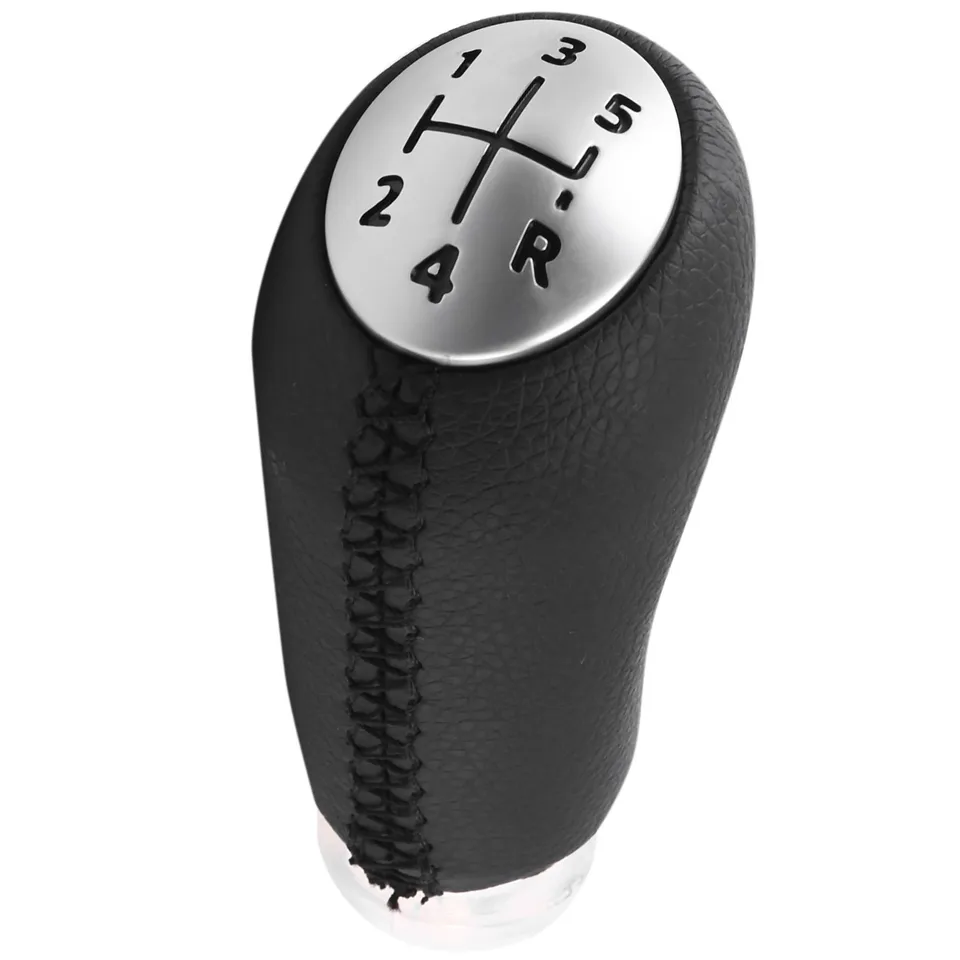 5 Speed ​​Gear Gomb Leath Head Stick for Renault Laguna Megane 2 Clio 3 2003-2009 SceNic2 Kangoo Auto