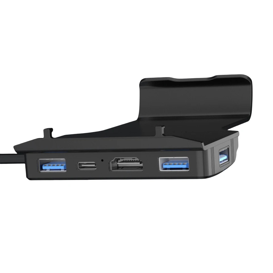 5 v 1 Hub Držiteľ doku 100 W PD3.0 Nabíjacia základňa USB-C Dock Stand HDMI kompatibilný 2,0 4K@60Hz 10 Gbps pre parné paluby/ROG Ally