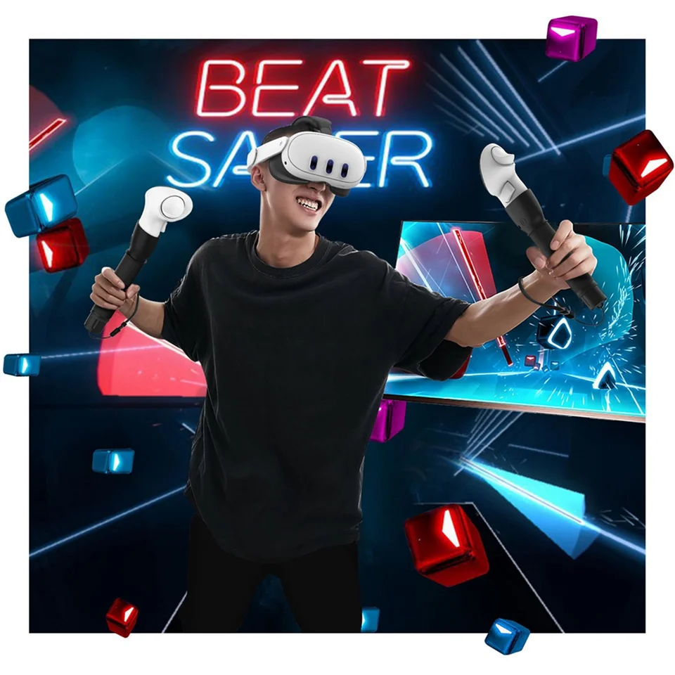 5 v 1 VR Adapter radiča pre meta quest 3 rukoväte Rukoväte predlžovanie dlhých zbraní pre quest 3 VR golfové doplnky-čierne