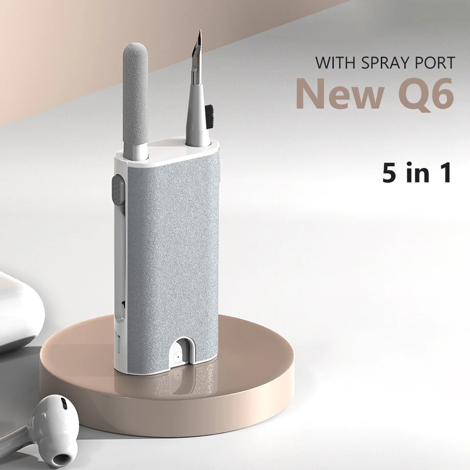 5 v 1 čističovacia súprava Bluetooth kompatibilná slúchadlá na čistenie kefy na čistenie kefy