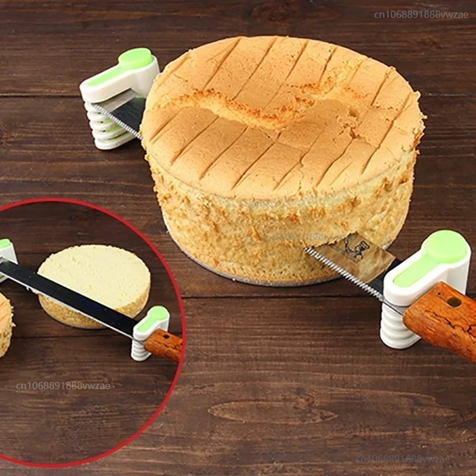 5 vrstiev koláča Kláhanie chleba Nôž Splitter Rezač vyrovnanie Toastu Nastaviteľný koláč Cutter Cutter Kuchynský bakeware Nástroj