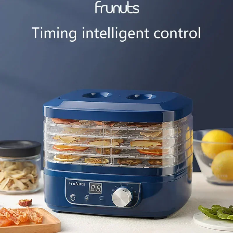 5-vrstvová domácnosť Smart Fruit Sušer Food Sušer Ovocie a rastlinné domáce zvieratá jedlo Sušer vzduchový sušič malá domáca sušička