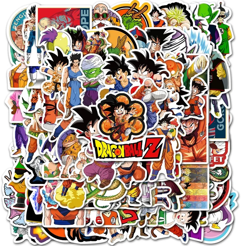 50/100 pcs anime Dragon Ball Stumpers Cartoon Telefón snowboardová batožina chladnička DIY Nálepky graffiti nálepka pre deti
