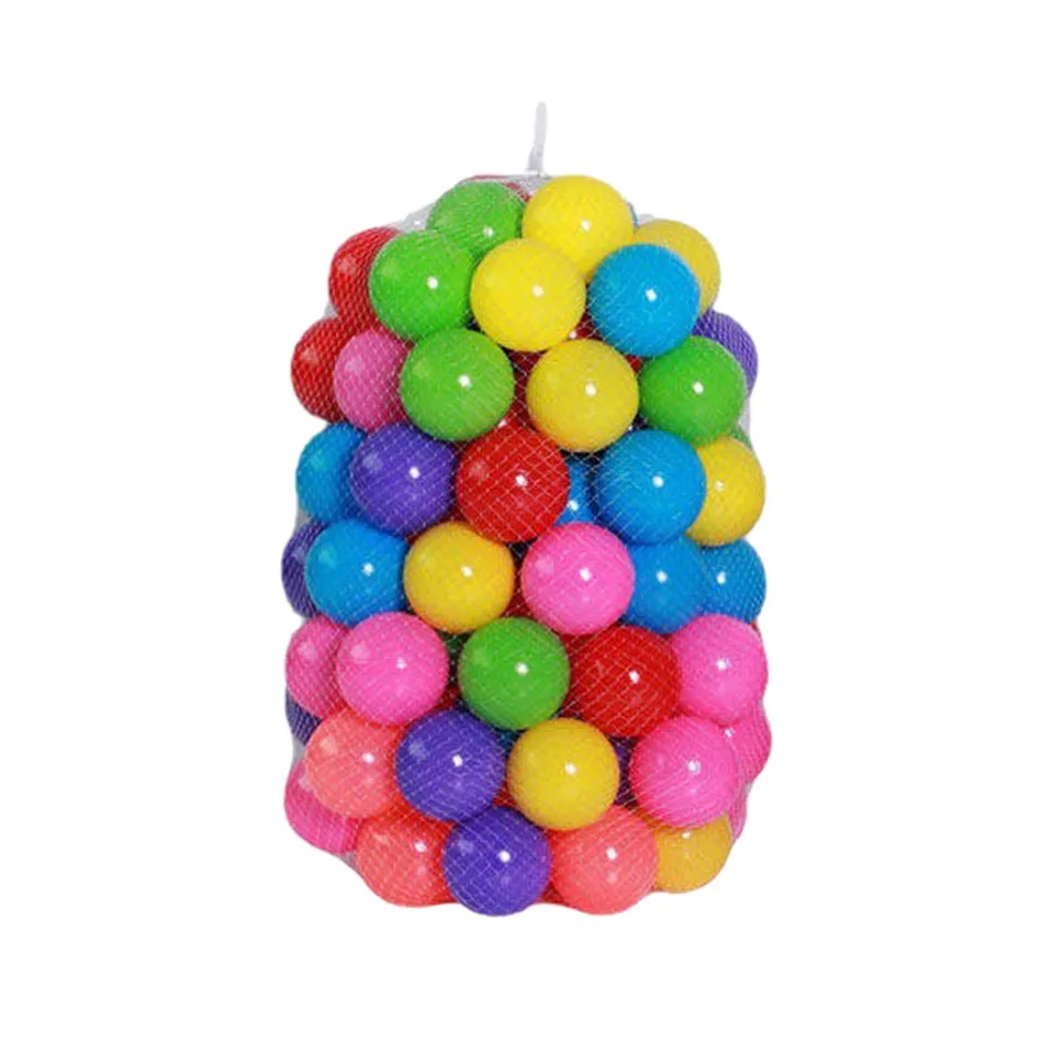 50/100 pcs Ekologicky priateľské farebné guľové jamy Mäkké plastové plastové loptičky s vodným bazénom oceánsky vlna lopta vonkajšie hračky pre deti deti dieťa