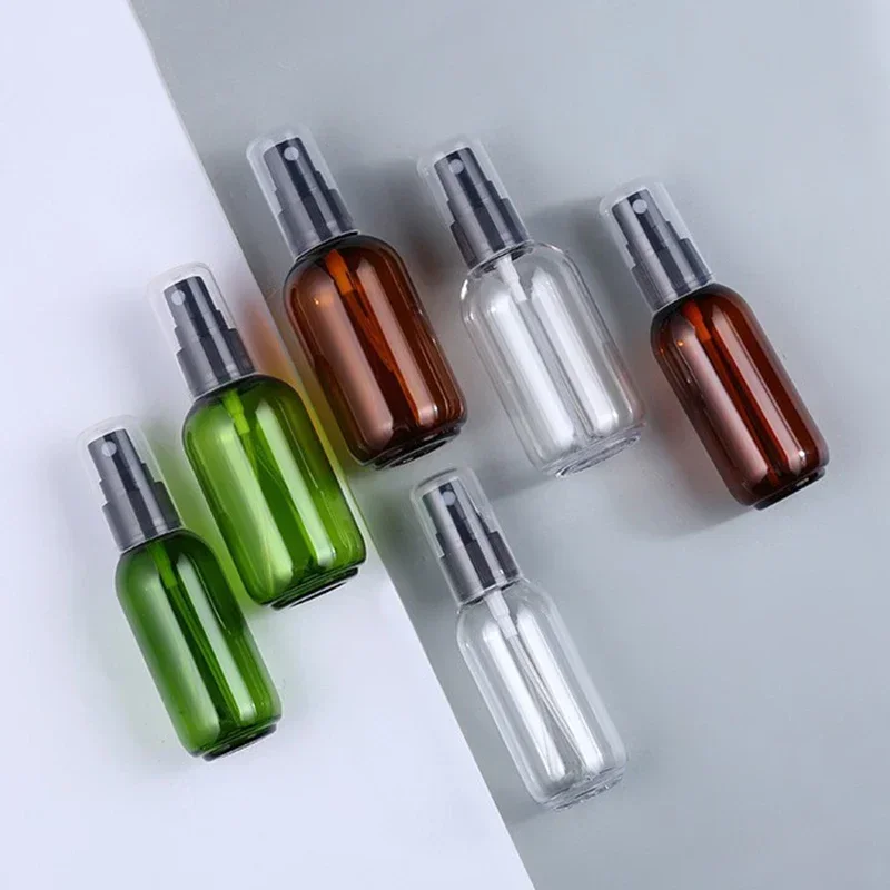 50/80 ml doplňovateľné fľaše na postrekovač kozmetickú kontajner plastovú fľašu Parfumový atomizér Cestovné doplnky Spray fľaša na vlasy