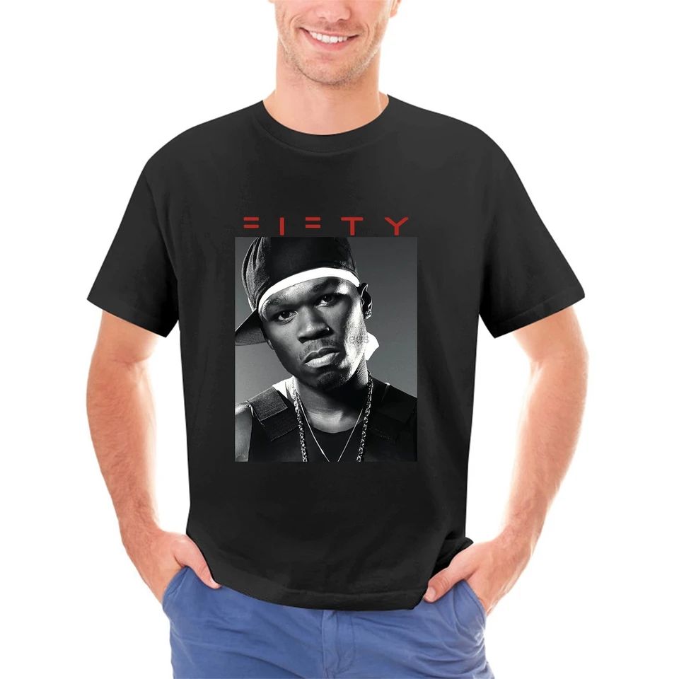 50 Centy Päťdesiat kapela Tee T tričko S-XL retro vintage dizajn hip hop gangster rap (3)