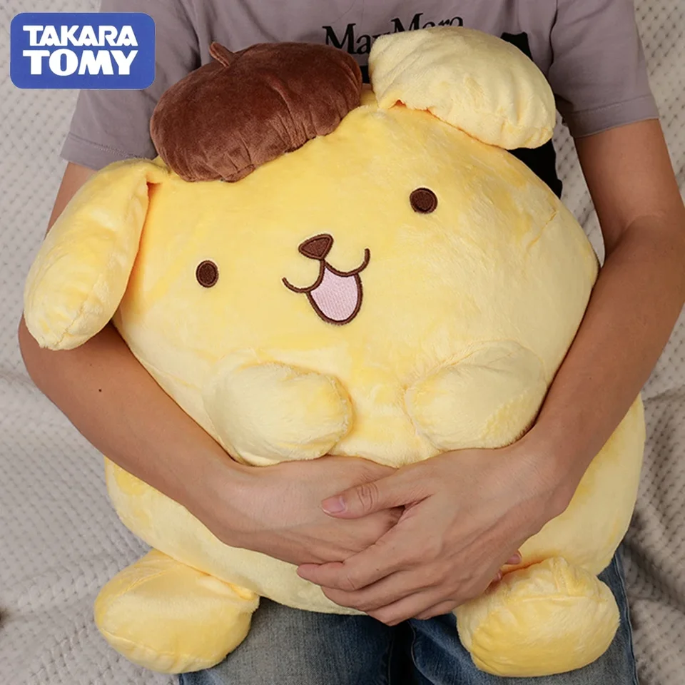 50 cm Sanrio pompompurín plnené plyšové hračky veľkej veľkosti Krásny vankúš Darček pre deti super mäkké pom pom purin plyšie bábika