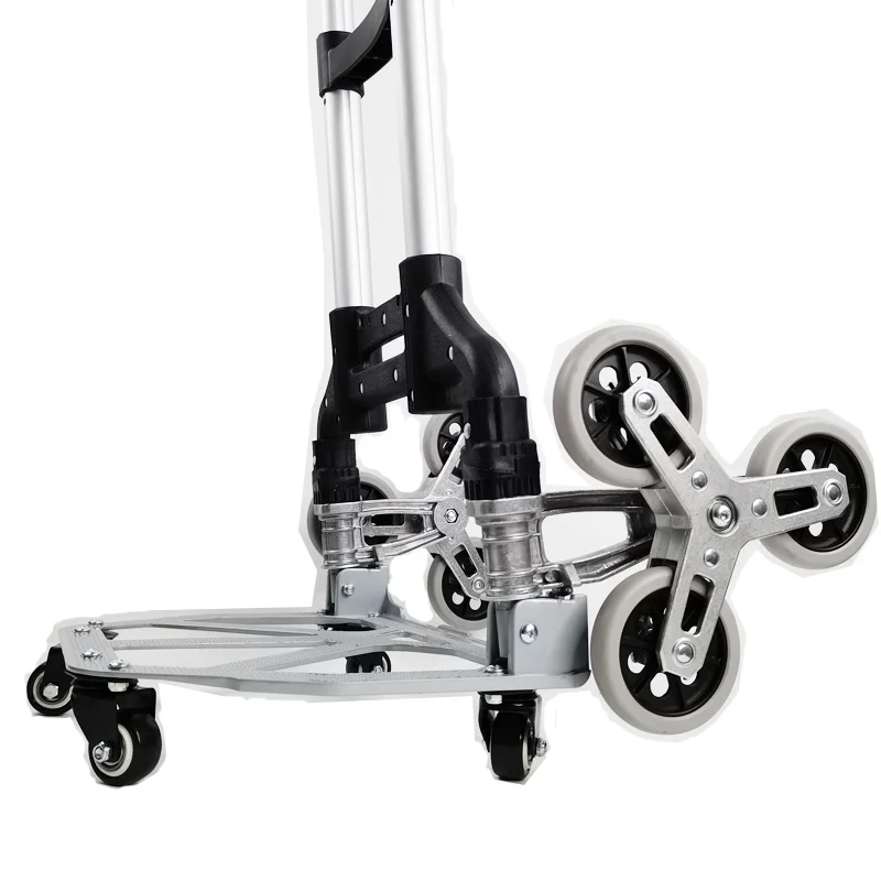 50 kg ťažko -dane skladací vozík skladací nákladný automobil Barrow Cart Travel batožina Nákupný košík prenosný dom Použite stúpanie schodov