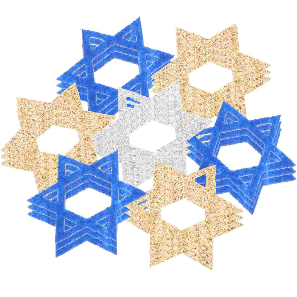 50 ks Hanukkah dekoration party stôl stolík stredobod zdobené ozdoby pre netkané tkaniny jemné uprednostňovanie dodávok