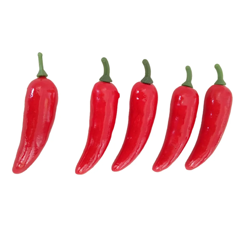 50 ks umelé chilli papričky