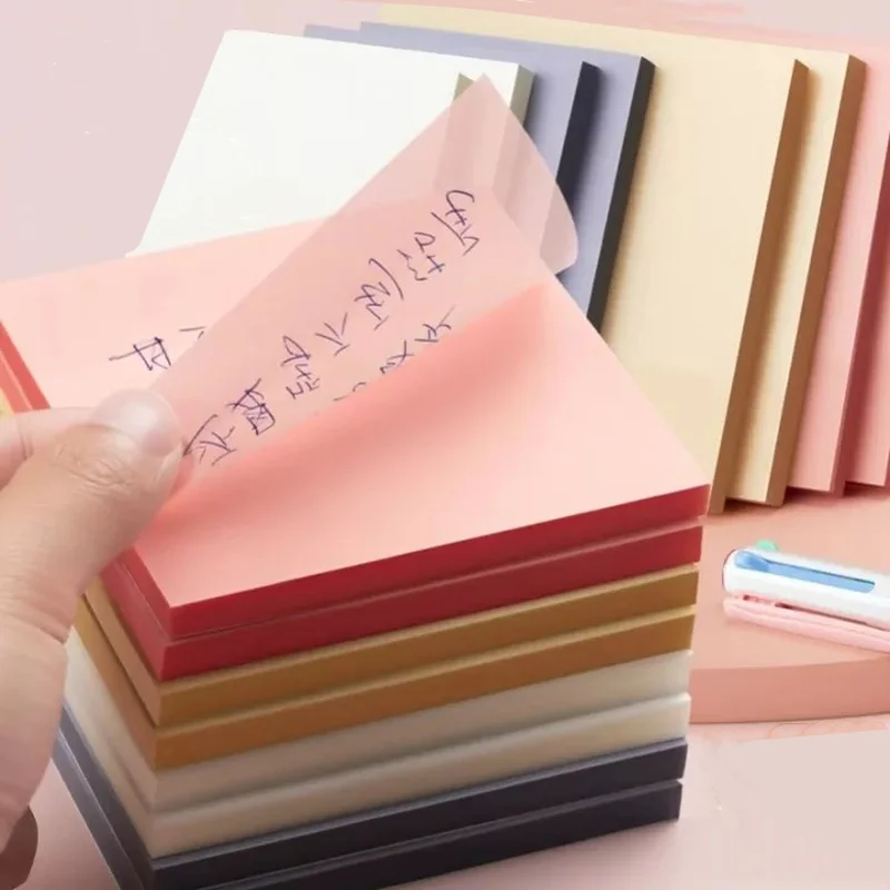 50 listov kreatívne priehľadné maznáčik Memo Pad zverejnil to lepivé poznámky Plánovač nálepka Poznámkový blok Školské potreby Študenti Študenti