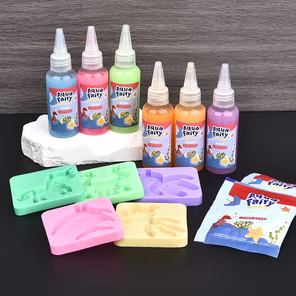 50 ml Luminous Magic Water pre detskú hračku Ocean Montessori Vzdelanie Origami Magic Water Elf Ručne vyrobený materiál DIY Material Vianoce darček