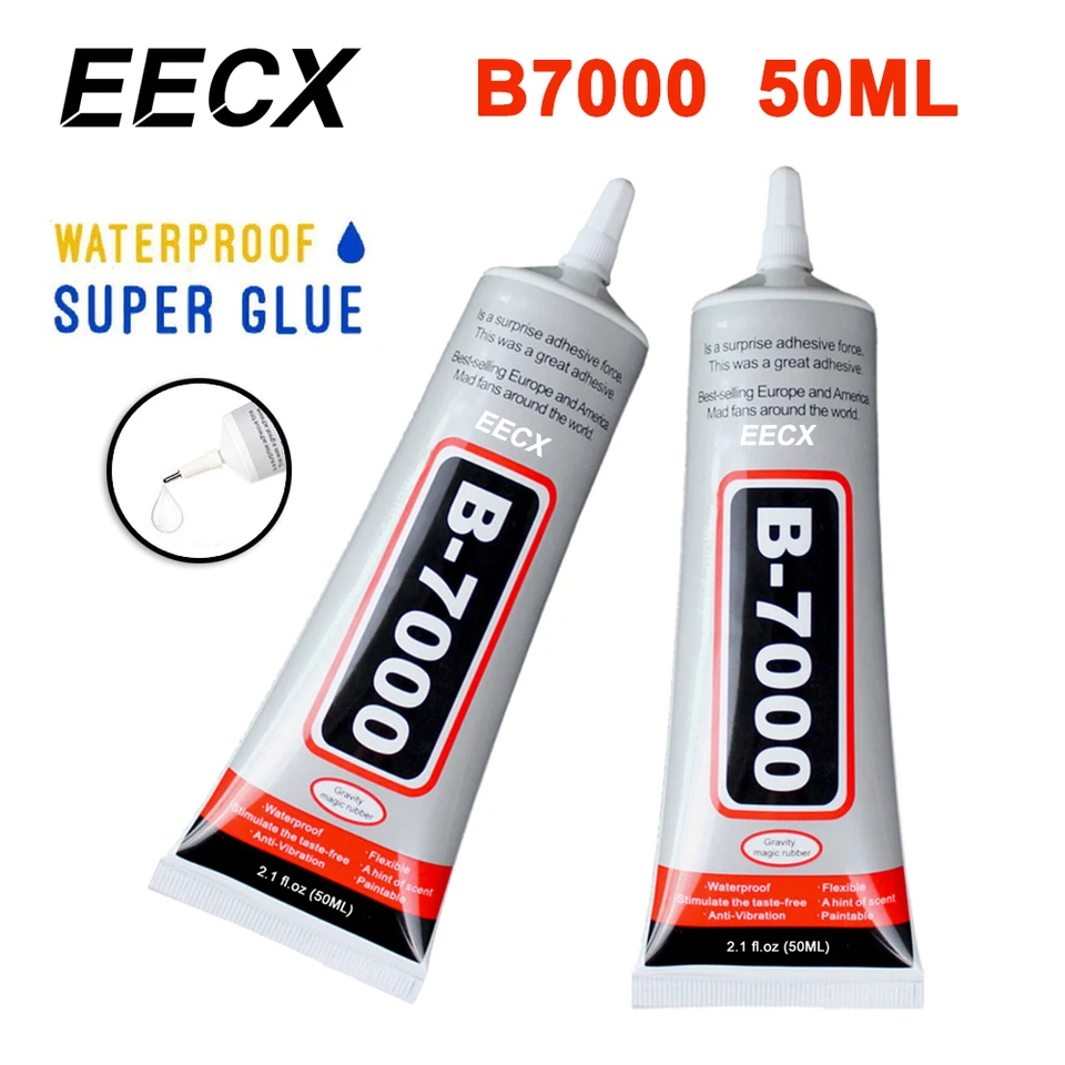50 ml super lepidla nechtový gél B7000 lepidlo Najlepšie B-7000 Multi-účelové lepidlo lepidlo Epoxidová živici DIY remeslá sklenená dotyková obrazovka mobilný telefón