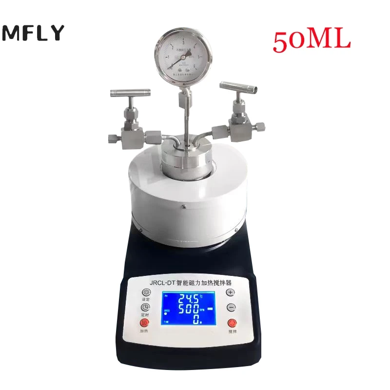 50 ml vysokotlakový automobilový reaktor s magnetickým miešadlom 10MPA 304