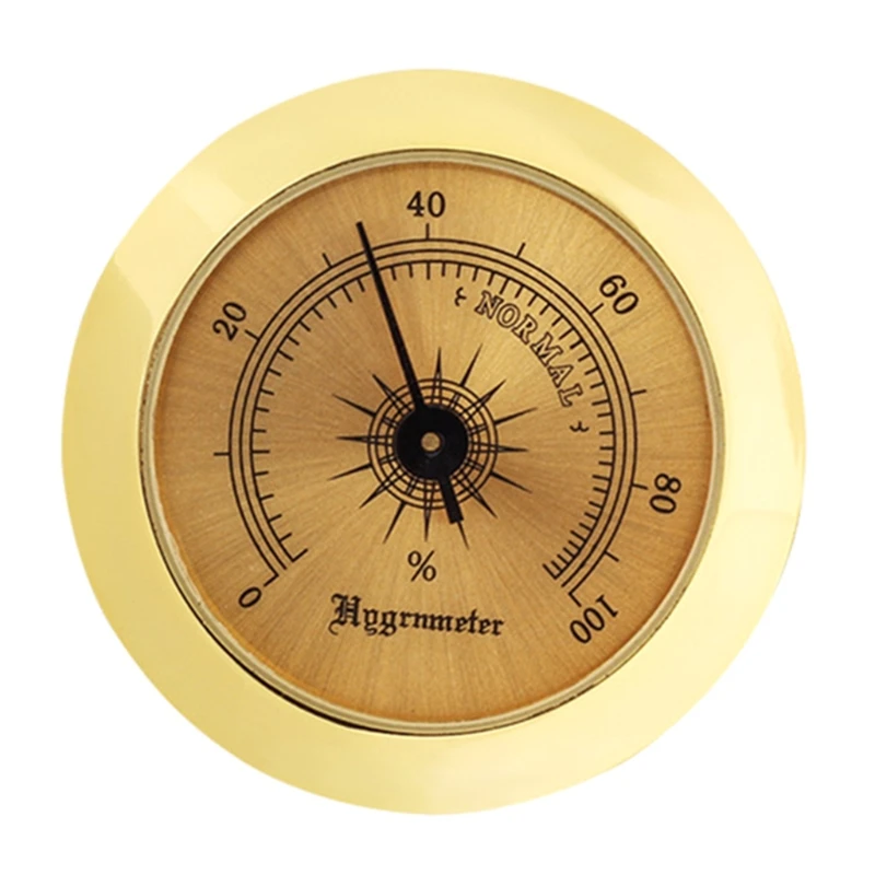 50 mm Mini domáca gitara pre puzdro Hygrometer Hygrometer vysoký merač vlhkosti
