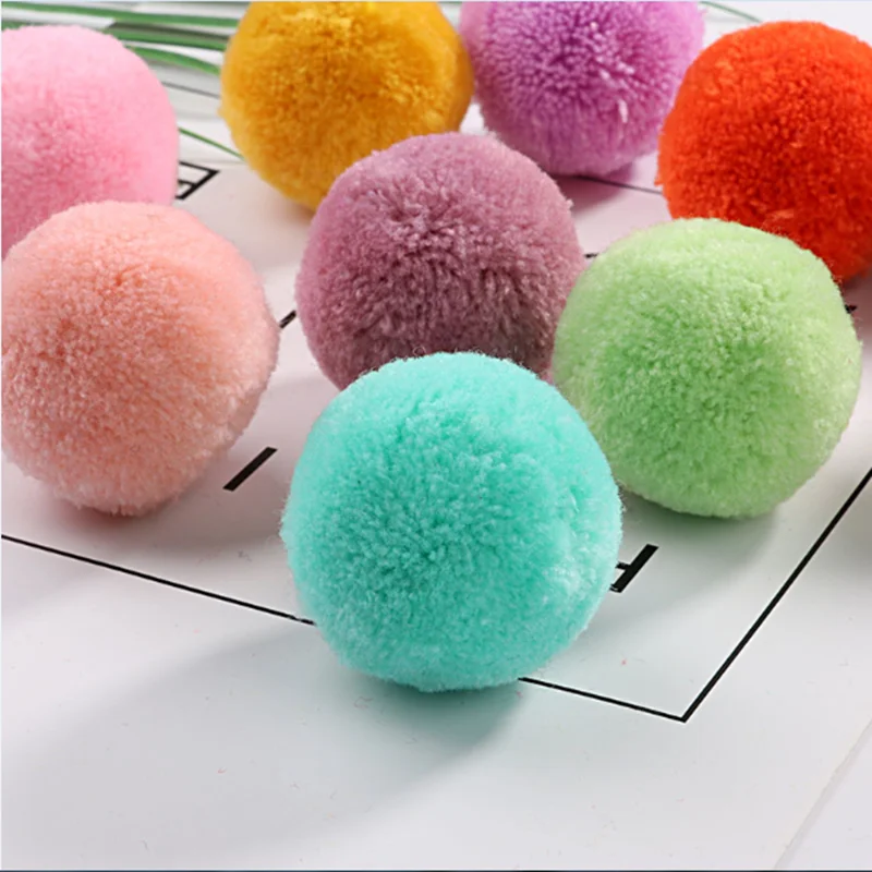 50 mm pom piel mäkké pompóny nadýchané plyšové remeslá DIY Pompoms Ball Furball Domáce šaty šperky Šaľba Šijacie doplnky