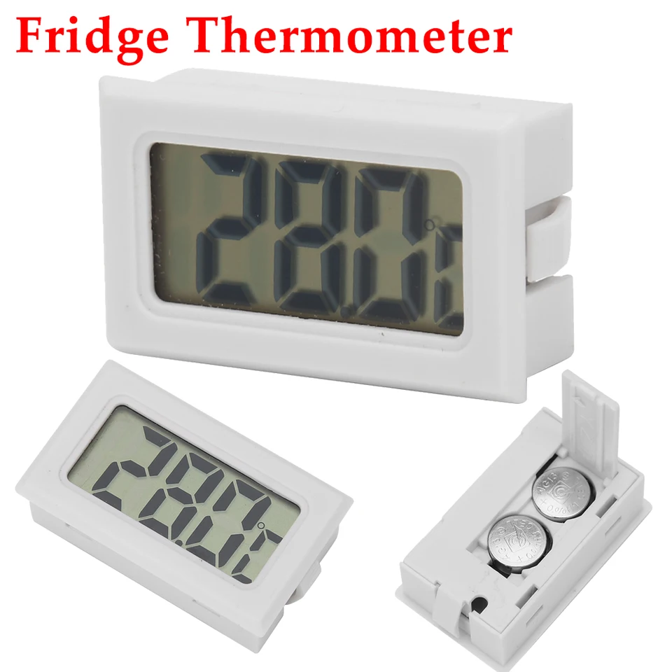 -50 ~ 110 stupňov LCD digitálny teplomer jednoduchý domáci teplomer elegantný prenosný vodotesný pre prenosný vodotesný pre chladničku pre chladničku