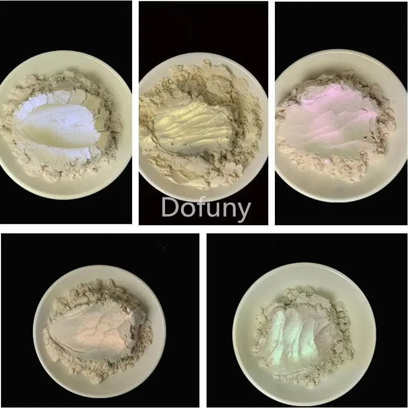 500 g/balenie chrómový perleťový pigment biely symfonický prášok pre make -up očné tiene