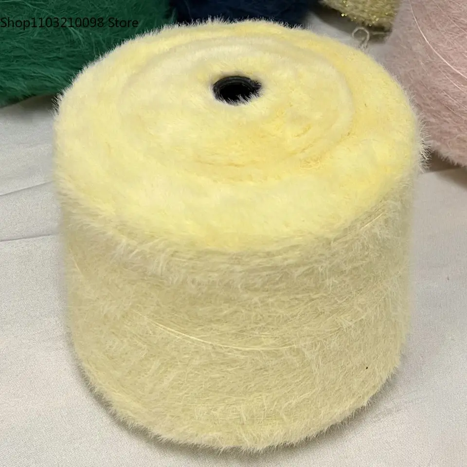 500 g priadze háčkovanie mäkkých krátkych vlasov Imitácia Mink priadza ručne tkaná šálka šál Soft