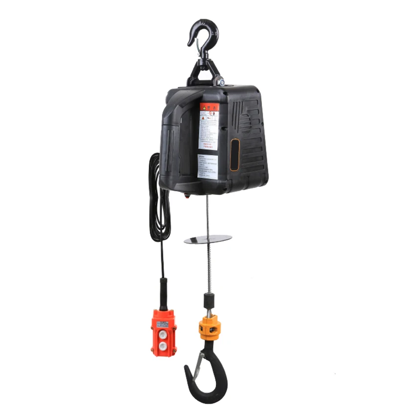 500 kg elektrické zdvíhanie prenosné elektrické ručné navijak Trakčné bloky elektrické oceľové drôt zdvíhacie zdvíhanie zdviháka 220V/110V