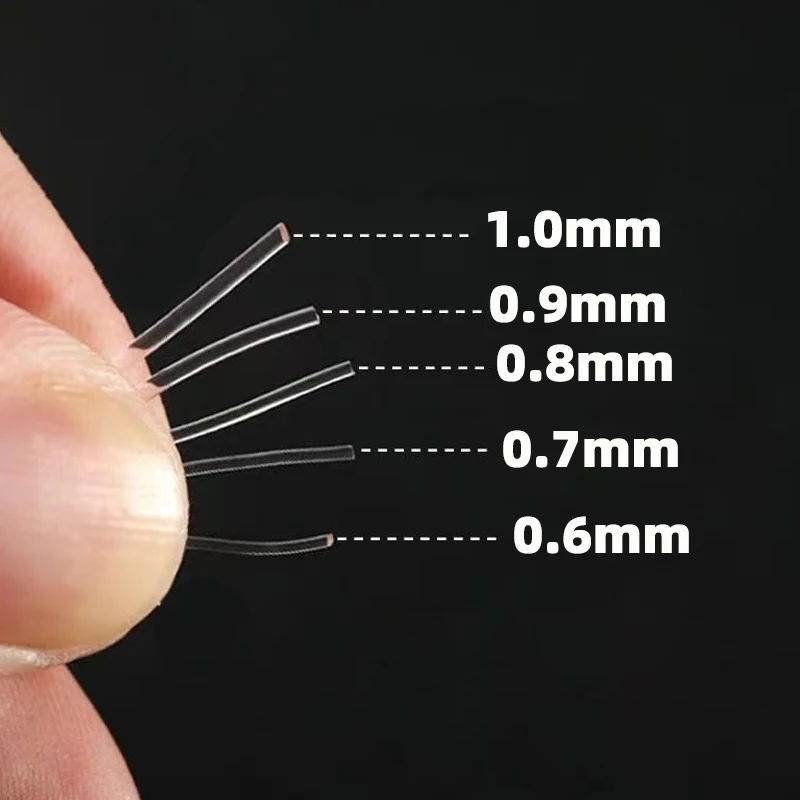 500 metrov veľkej veľkej rybárskej linky Super silná monofilament nylonový rybársky riadok neviditeľný hrubý priemer 0,6/0,7/0,8/0,9/1,0 mm